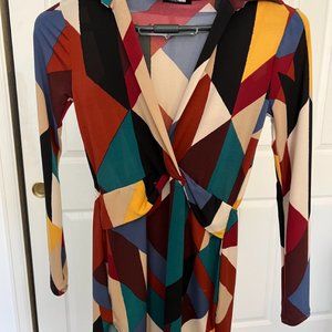 Short long sleeved dress